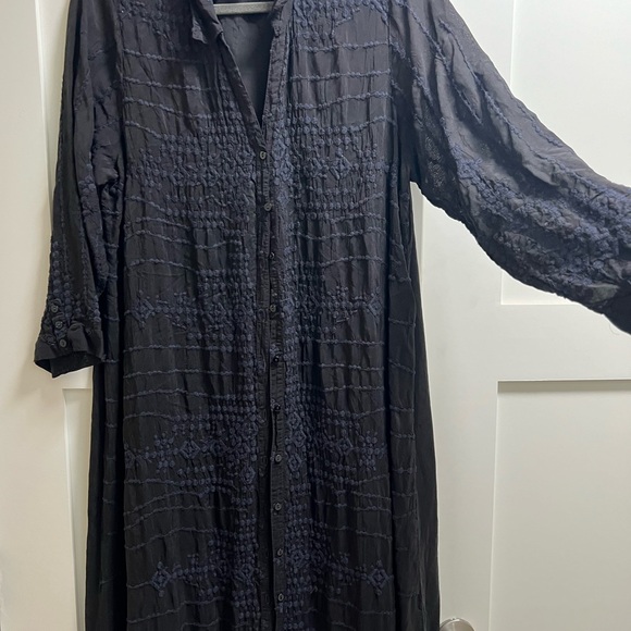 Johnny Was Duster Long Embroidered Dress. - Picture 2 of 4